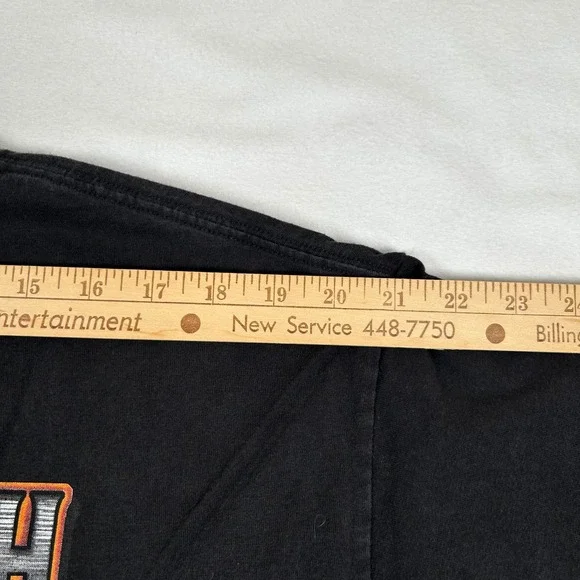 Vtg 2000 Harley-Davidson Myrtle Beach SC Pocket T-Shirt Black Mens XL - Picture 3 of 6